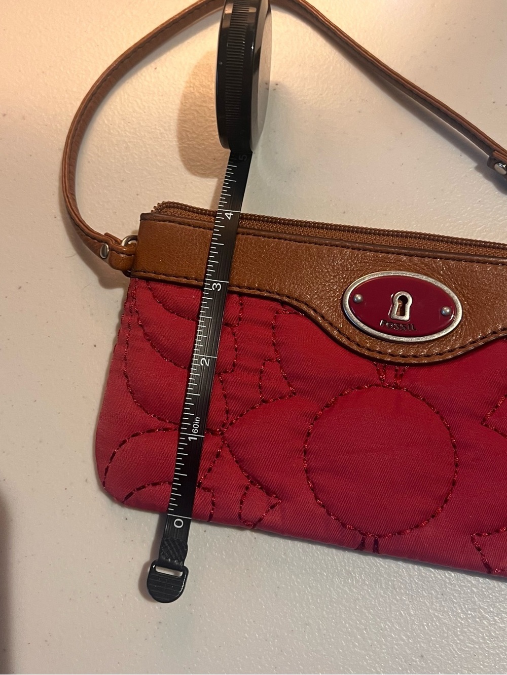 Fossil Key Per quilted fabric wristlet wallet - Picture 8 of 8